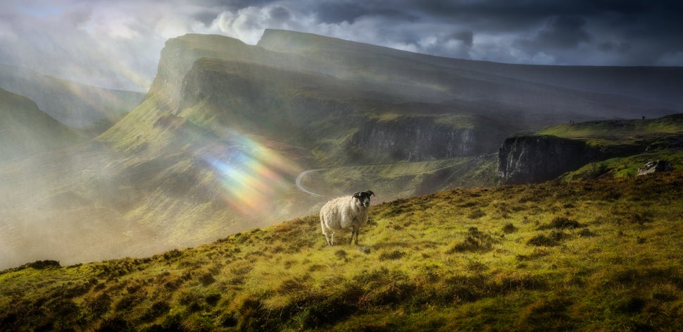 The Quiraing, Isle of Skye, captured by Calvin Downes.