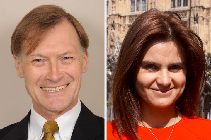 David Amess and Jo Cox, who was killed in her constituency by a far-right supporter in 2016.