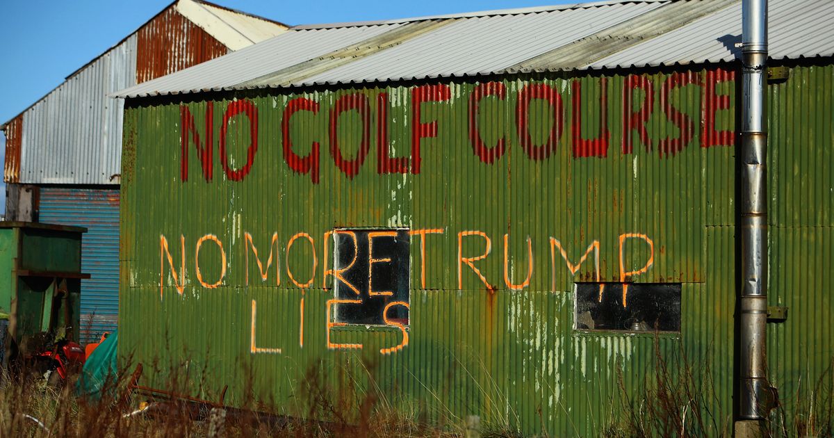 Scottish Dunes Trump Promised To Protect On His Golf Course Are Ruined