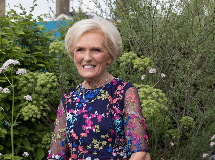 Mary Berry at the Chelsea Flower Show