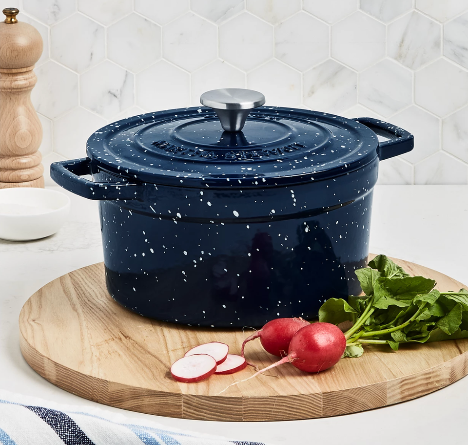 Martha Stewart's entire enameled cast-iron cookware line is 30% off at  Macy's - CNET