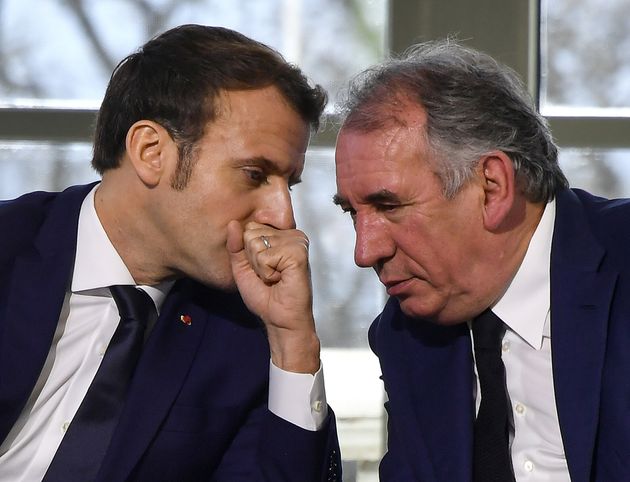 Emmanuel Macron et François Bayrou, ici à Pau, le 14 janvier 2020.