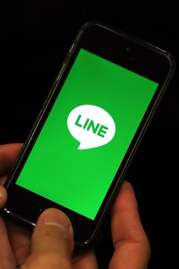 LINEのロゴ（資料写真）