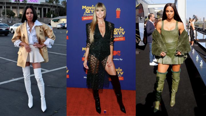 Over-the-knee boots aren't an uncommon sight on the red carpet.