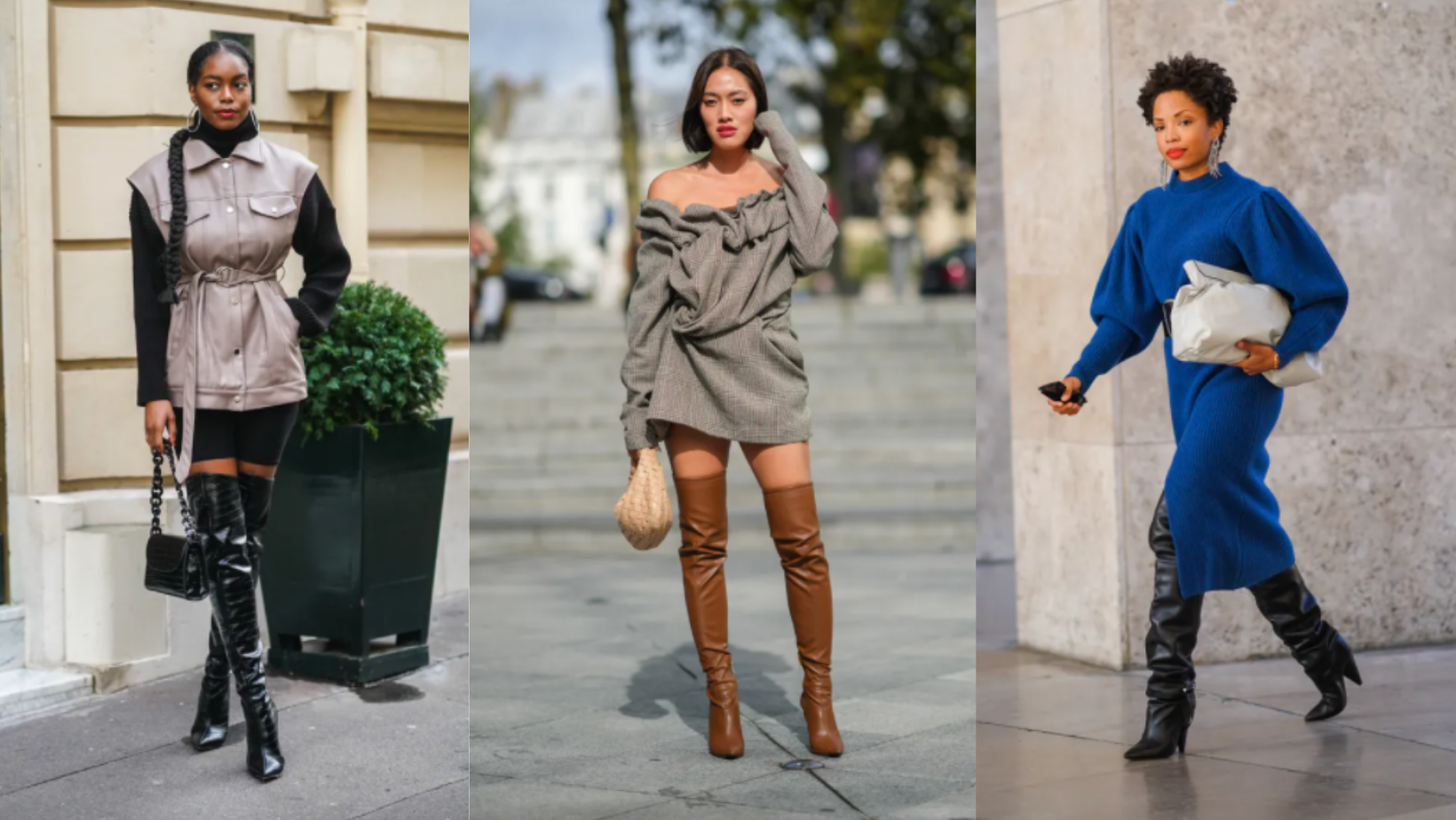 multi color over the knee boots