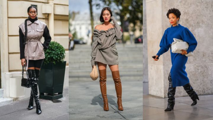 The styling possibilities are endless with over-the-knee boots. 