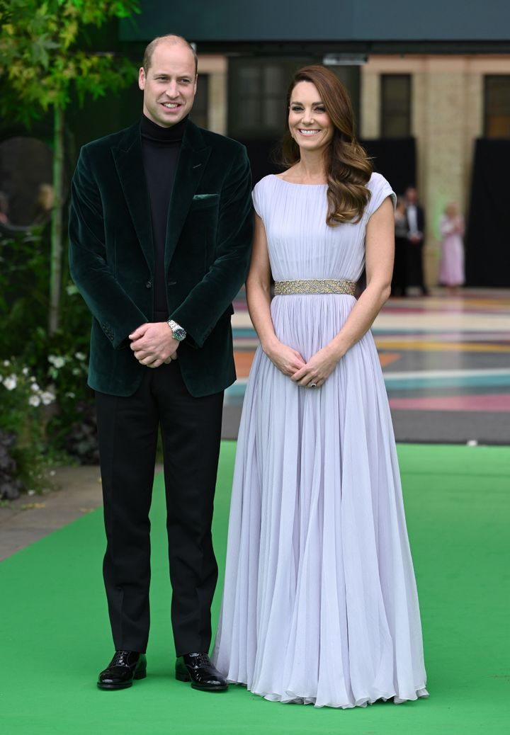 The Duke and Duchess of Cambridge attend the Earthshot Prize awards at Alexandra Palace on Oct. 17 in London.