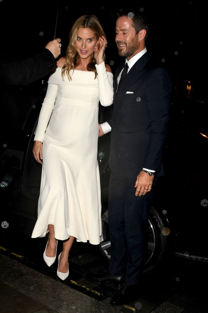 Jamie with new wife Frida Andersson