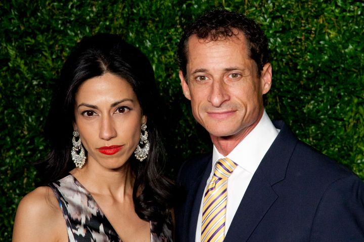 Huma Abedin and Anthony Weiner attended a fashion awards event in an undated photo.
