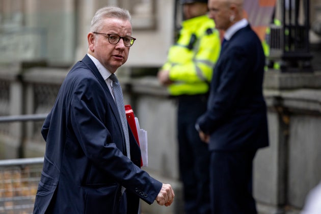 Levelling Up, Housing and Communities Secretary Michael Gove at the Science Museum on October
