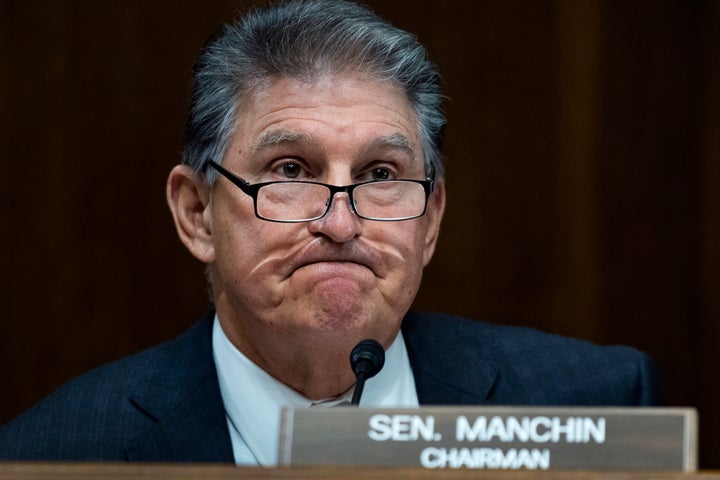 West Virginia Democratic Sen. Joe Manchin's family controls a <a href="https://theintercept.com/2021/09/03/joe-manchin-coal-fossil-fuels-pollution/" target="_blank" role="link" class=" js-entry-link cet-external-link" data-vars-item-name="coal empire" data-vars-item-type="text" data-vars-unit-name="616f33dbe4b00cb3cbd9220e" data-vars-unit-type="buzz_body" data-vars-target-content-id="https://theintercept.com/2021/09/03/joe-manchin-coal-fossil-fuels-pollution/" data-vars-target-content-type="url" data-vars-type="web_external_link">coal empire</a>.