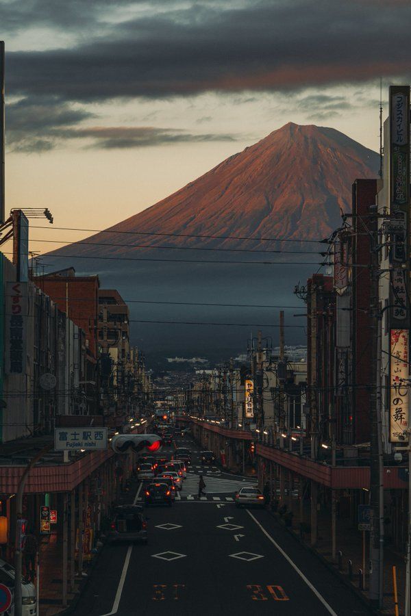 「これが静岡の日常」と題して投稿された写真