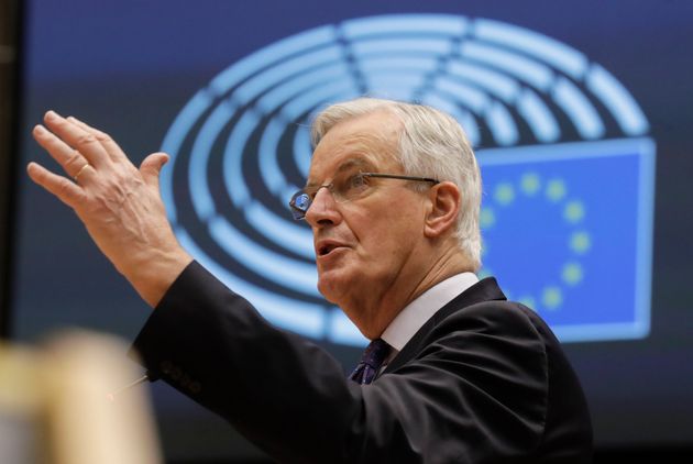 Michel Barnier photographié en décembre 2020 à la Commission