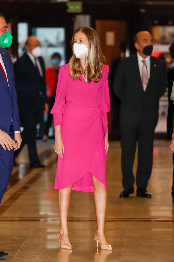 Leonor en el concierto de los Premios Princesa de Asturias.