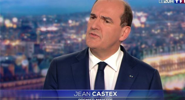 Jean Castex au JT de 20-Heures de TF1 le 21 octobre