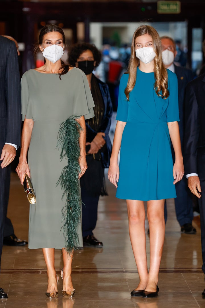 Letizia y Sofia en el concierto de los Premios Princesa de Asturias 2021.