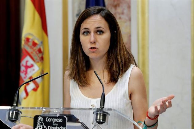 La secretaria general de Podemos y actual ministra de Derechos Sociales y Agenda 2030, Ione