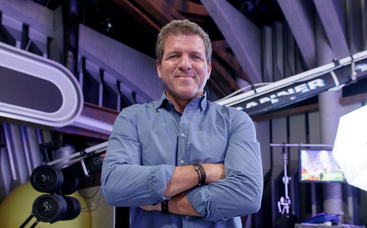 Mario Picazo, en un set de televisión