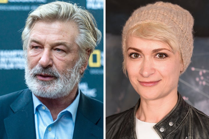 Alec Baldwin and Halyna Hutchins