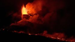 Los grandes derrames de lava dejan impactantes imágenes en La