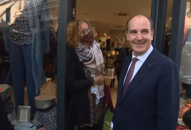 Le Premier ministre Jean Castex, en déplacement à Laval, en Mayenne