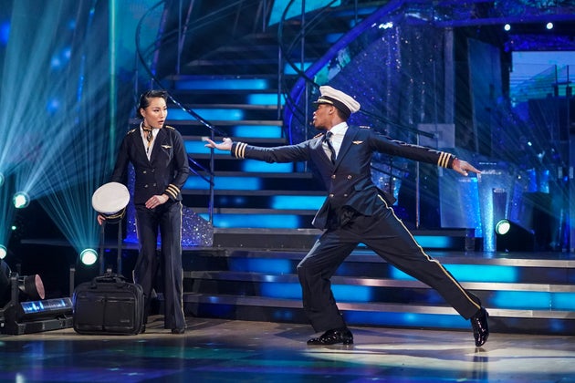 Rhys and Nancy also had to perform again for the judges after landing in the