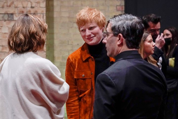 British singer Ed Sheeran attends the first ever Earthshot Prize Awards Ceremony at Alexandra Palace in London earlier this month. 