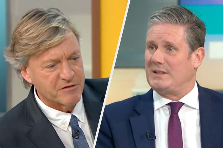 Richard Madeley caused a stir after interviewing Labour leader Sir Keir Starmer about his deputy
