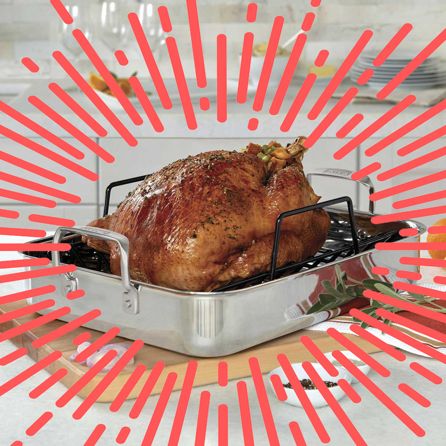 Diy roasting rack online for turkey