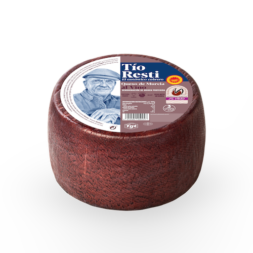 Queso 'Tío Resti' al vino.