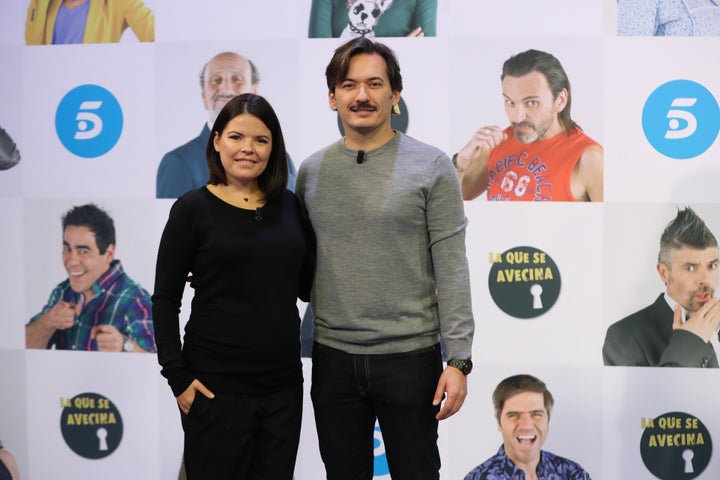 Alberto Caballero junto a Laura Caballero, en noviembre de 2019.