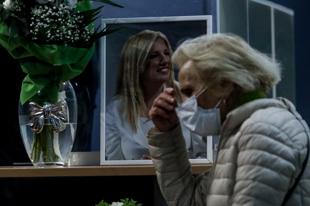 Θάνατος της Προέδρου του Κινήματος Αλλαγής Φώφης Γεννηματά, στιγμιότυπα από τα γραφεία του κόμματος στην...