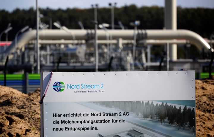 The landfall facility of the Baltic Sea pipeline Nord Stream 2 is pictured in Lubmin, Germany, September 10, 2020. REUTERS/Hannibal Hanschke