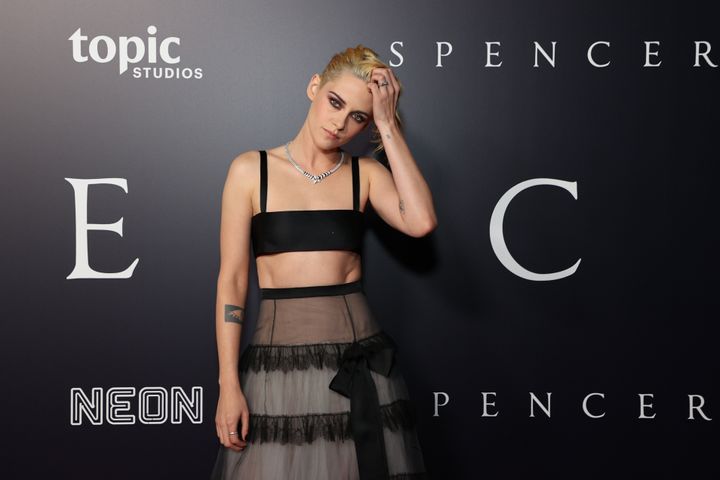 Stewart attends the Los Angeles premiere of "Spencer" on Oct. 26 in Los Angeles.