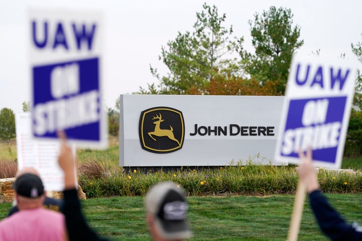 Roughly 10,000 John Deere workers have been on strike since Oct. 18.