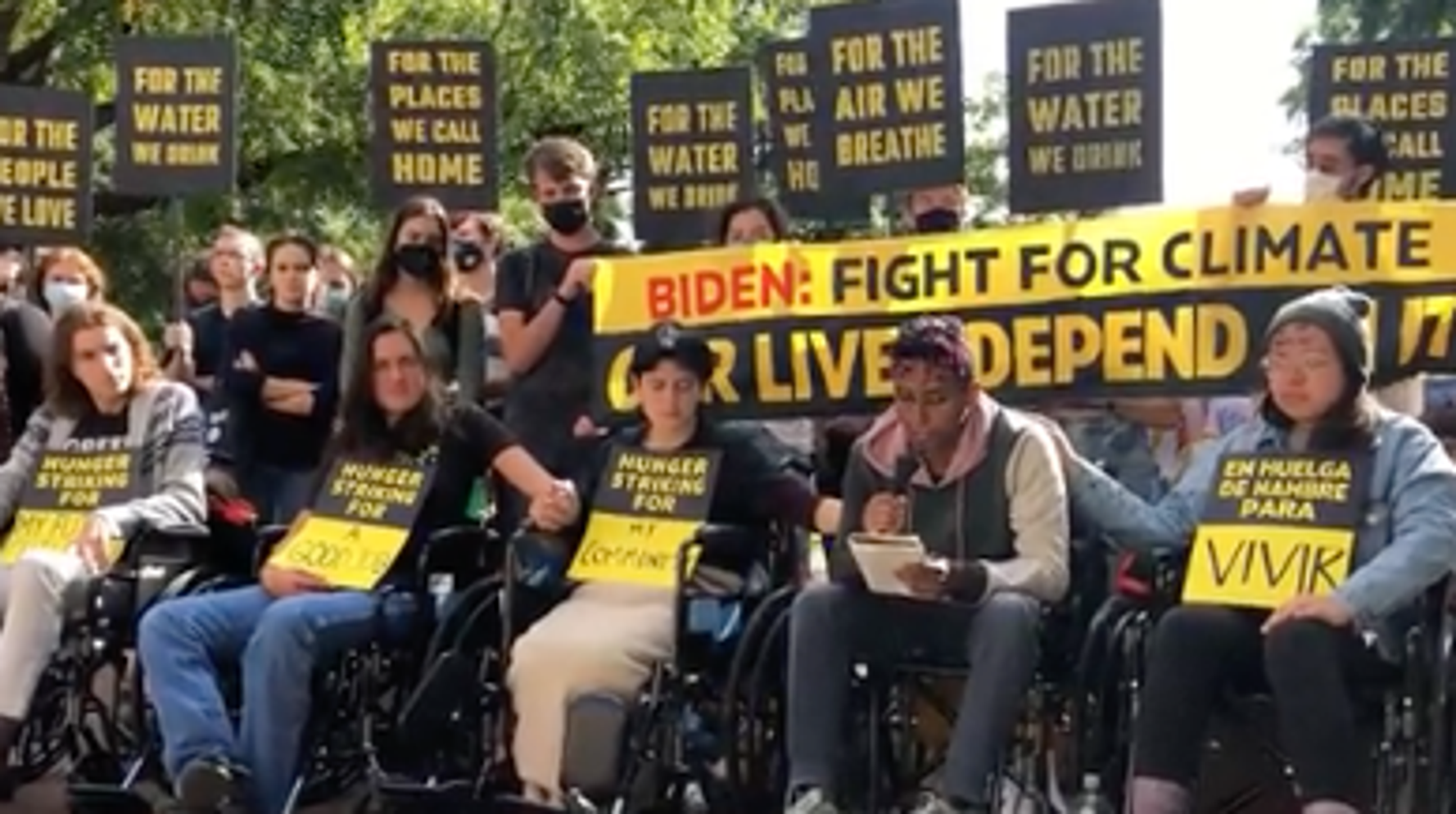5 Young Activists On Hunger Strike Demand Democrats Not Cut Back On Climate In Bill - Vimarsana News