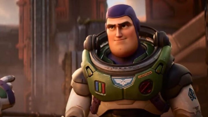 Buzz Lightyear en el tráiler de la película.