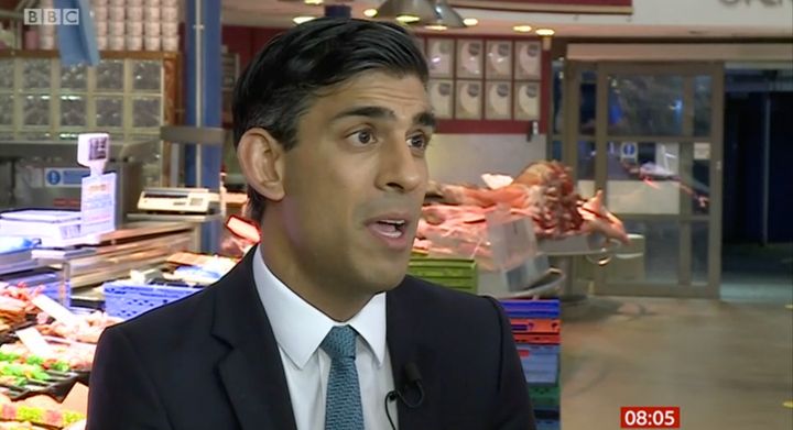 Chancellor Rishi Sunak speaking to BBC Breakfast about his budget announcements