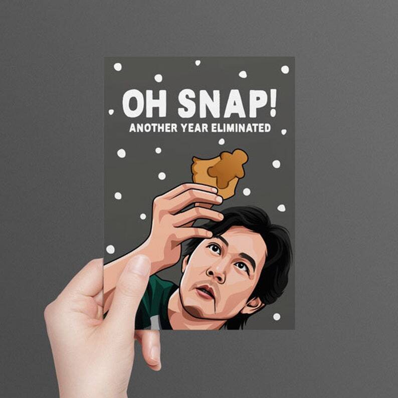 These 'Squid Game' Holiday Cards Are The Ultimate Prize | HuffPost Life