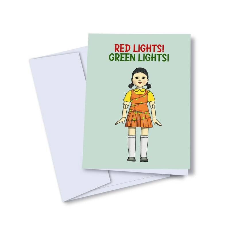 These 'Squid Game' Holiday Cards Are The Ultimate Prize | HuffPost Life