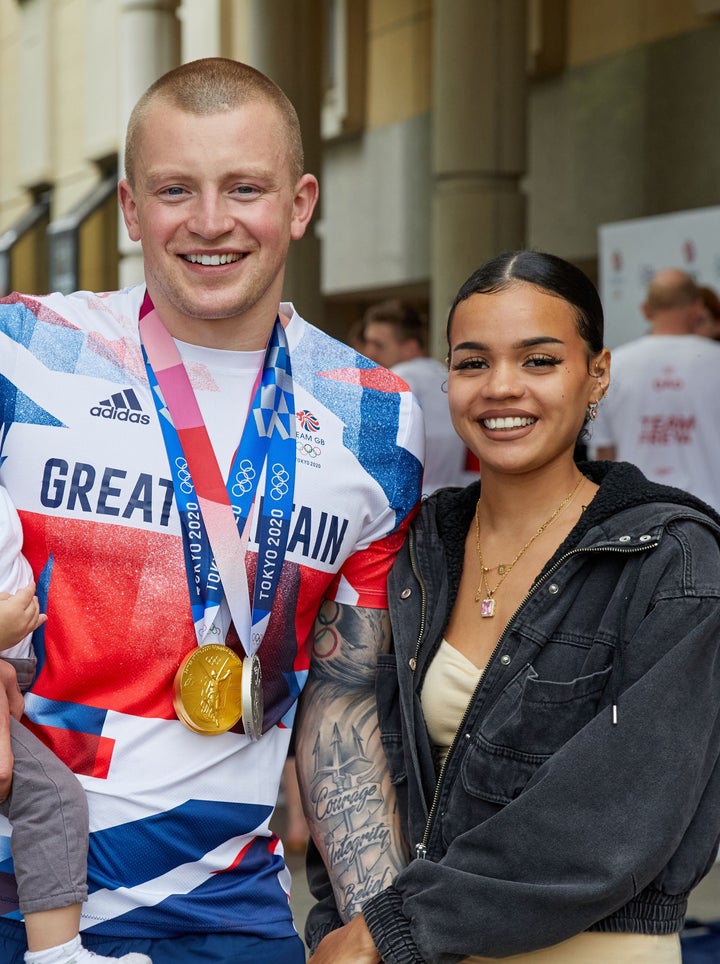 Adam Peaty and girlfriend Eiri Munro 