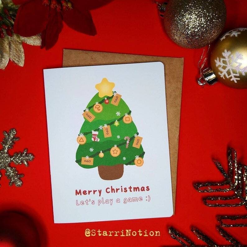 These 'Squid Game' Holiday Cards Are The Ultimate Prize | HuffPost Life