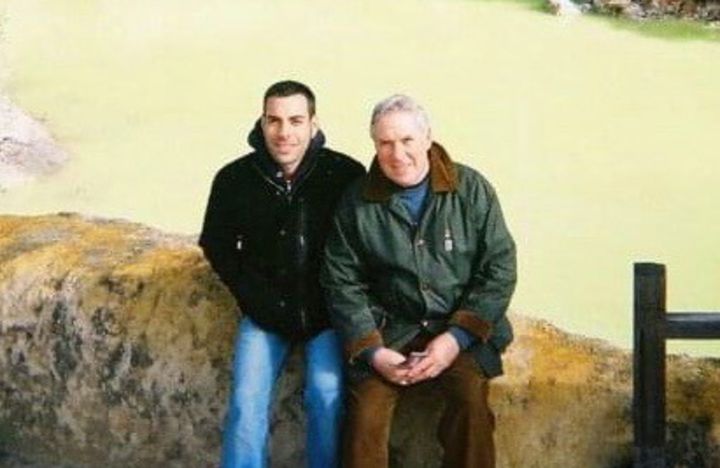 The author (left) on vacation with his dad in New Zealand in 2004.