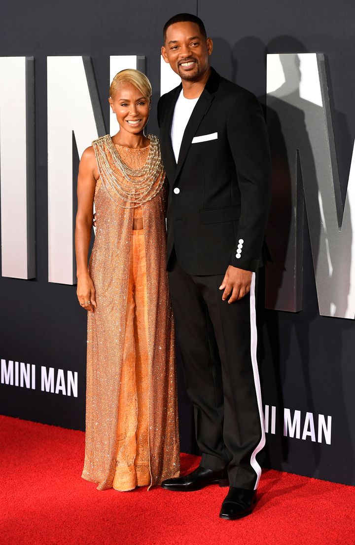 Jada Pinkett Smith and Will Smith attend Paramount Pictures' Premiere Of "Gemini Man" on Oct. 6, 2019, in Hollywood, California.