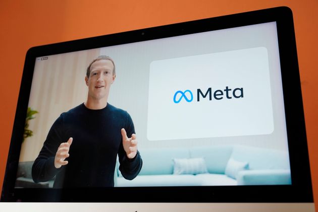 Mark Zuckerberg announces Facebook's new name, Meta, during a virtual