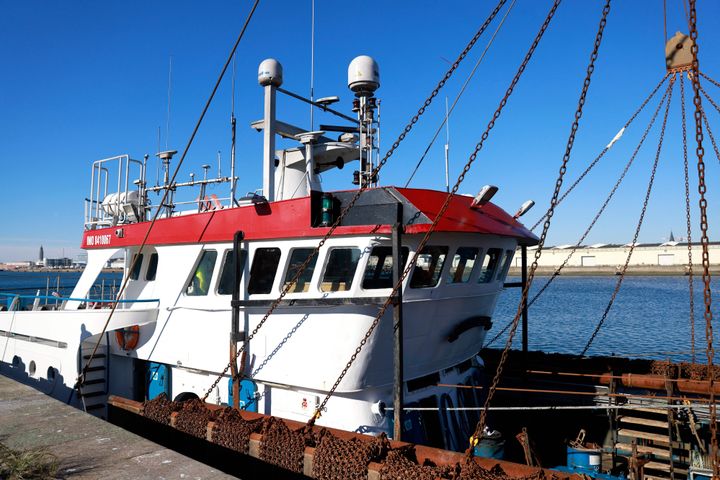 Trawler 'Cornelis-Gert Jan' detained by French authorities in the harbour of Le Havre, northern France.