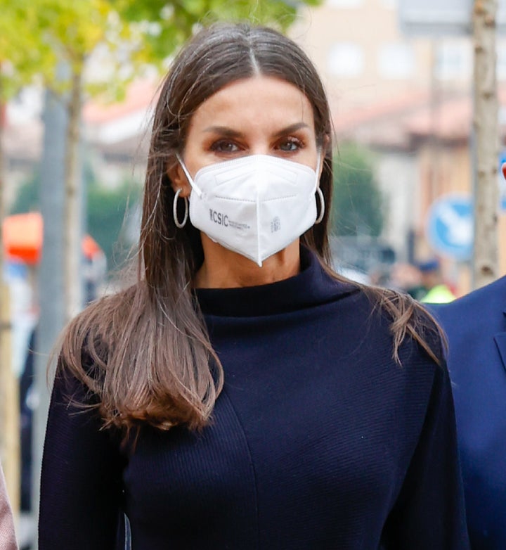 La reina Letizia, este viernes.
