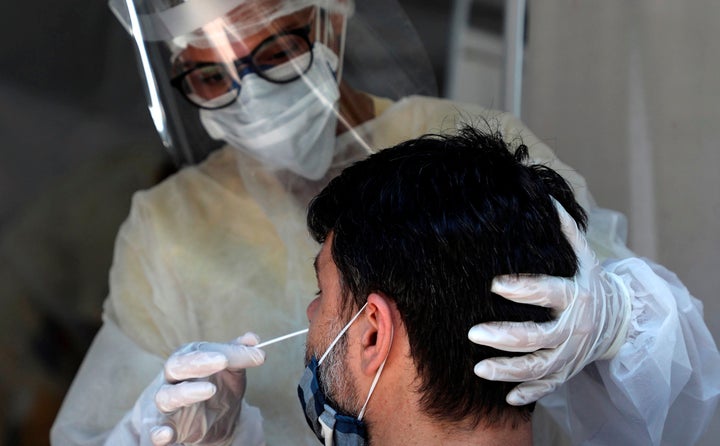 Prueba de coronavirus.