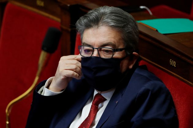 Jean-Luc Melenchon, ici à l'Assemblée nationale en janvier 2021, est accusé d'antisémitisme,...