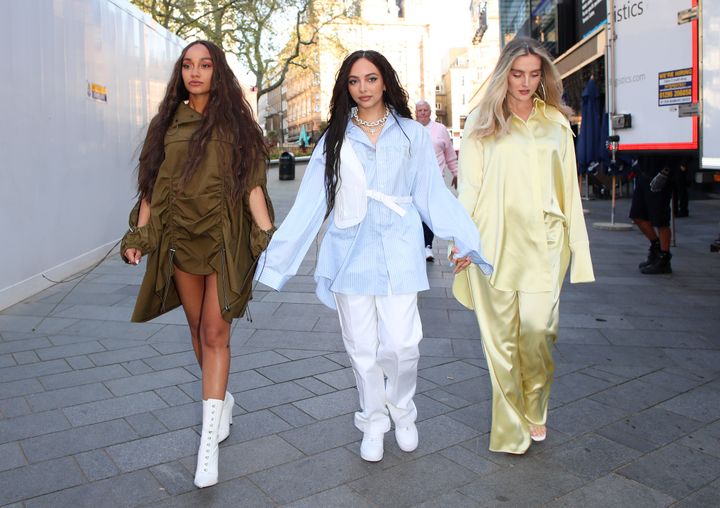 Little Mix pictured in April